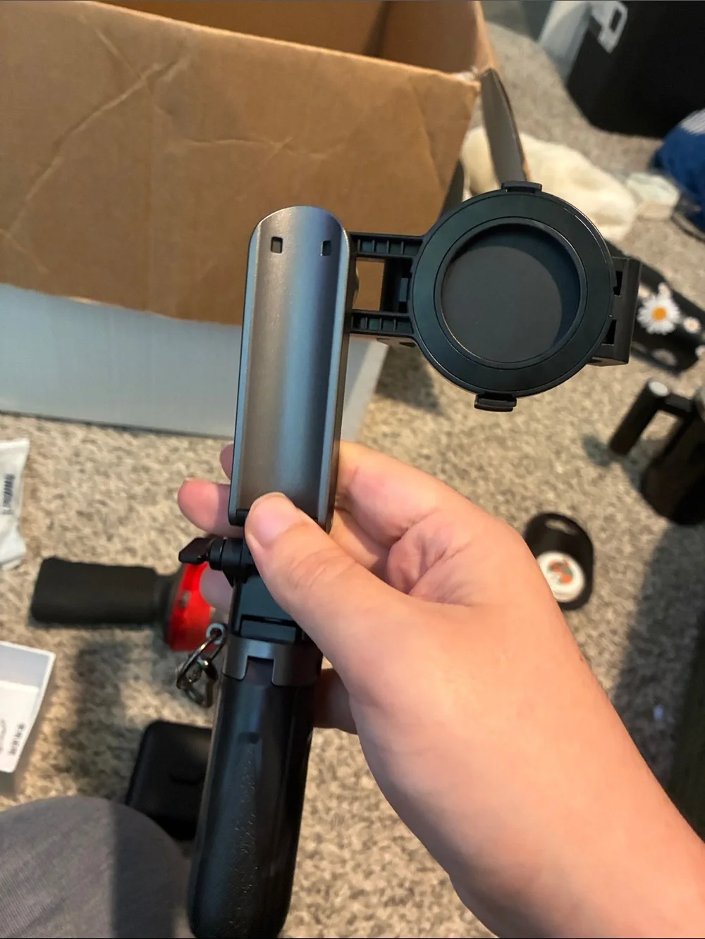 P15 Mini (C-Magesafe) Phone Grip and Tripod — Black